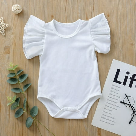 Aayomet Baby Boys Girls Solid Ruffle Romper Bodysuit Clothes Outfits Baby Bodysuit White 6-12 Months
Aayomet Baby Boys Girls Solid Ruffle Romper Bodysuit Clothes Outfits Baby Bodysuit White 6-12 Months