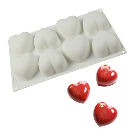 Riguas Baking Mold 8-Cavity Non-stick Silicone Heart Shape Cake Mold for Valentine s Day
Riguas Baking Mold 8-Cavity Non-stick Silicone Heart Shape Cake Mold for Valentine s Day