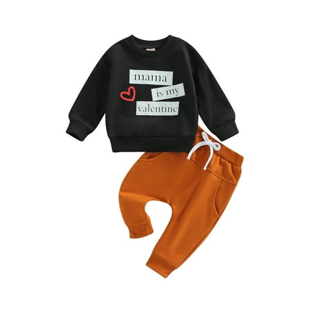 Xkwyshop Valentine s Day Outfits Infant Toddler Baby Boys Shirts Letter Sweatshirt Heart Pants 2Pcs Clothes Set 6-12 Months
Xkwyshop Valentine s Day Outfits Infant Toddler Baby Boys Shirts Letter Sweatshirt Heart Pants 2Pcs Clothes Set 6-12 Months