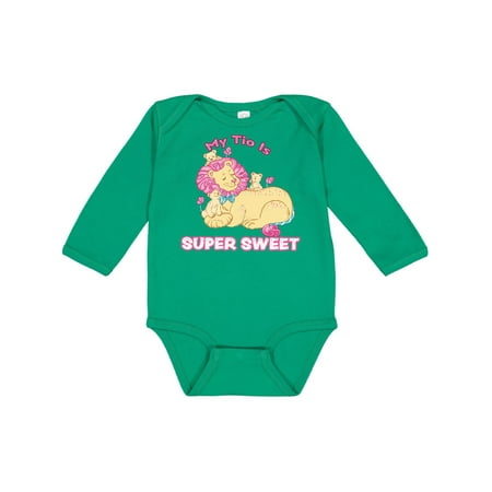 Inktastic My Tio Is Super Sweet Cotton Candy Lions with Pink Mane Gift Baby Boy or Baby Girl Long Sleeve Bodysuit
Inktastic My Tio Is Super Sweet Cotton Candy Lions with Pink Mane Gift Baby Boy or Baby Girl Long Sleeve Bodysuit