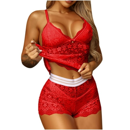 Sexy Lingerie For Women Sets Sets Womens Bow Lace Solid Spaghetti Strap Pajama Set Set
Sexy Lingerie For Women Sets Sets Womens Bow Lace Solid Spaghetti Strap Pajama Set Set