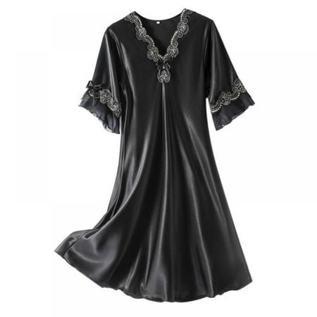Monfince Women Summer Plus Size Lace Pajamas Thin Nightgown Lotus Leaf V-neck Short Sleeve Ladies Sleep Chemise Loungewear
Monfince Women Summer Plus Size Lace Pajamas Thin Nightgown Lotus Leaf V-neck Short Sleeve Ladies Sleep Chemise Loungewear