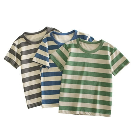 YTDSCS 1-8T Boys Striped Bottoming Shirts for Baby Kids Short Sleeve Summer T-Shirts 100% Cotton Casual Tops Toddler Comfortable Soft Tees
YTDSCS 1-8T Boys Striped Bottoming Shirts for Baby Kids Short Sleeve Summer T-Shirts 100% Cotton Casual Tops Toddler Comfortable Soft Tees