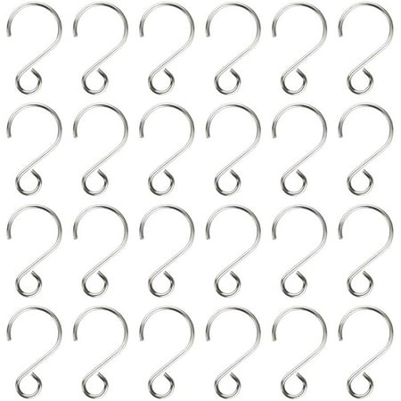 160 Pieces S Shape Mini Hooks Stainless Steel Swivel S Hooks Curtain Hooks Sturdy Hanging Clips for Crystal Beads Curtains Wind Chimes Flower Pots Lights Hanger Photo Decor
160 Pieces S Shape Mini Hooks Stainless Steel Swivel S Hooks Curtain Hooks Sturdy Hanging Clips for Crystal Beads Curtains Wind Chimes Flower Pots Lights Hanger Photo Decor