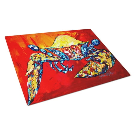 Carolines Treasures MW1208LCB Bring it on Crab in Red Glass Cutting Board Large 12H x 16W multicolor
Carolines Treasures MW1208LCB Bring it on Crab in Red Glass Cutting Board Large 12H x 16W multicolor