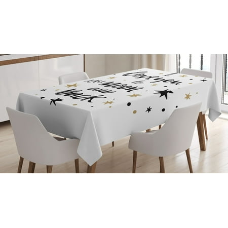 I Love You Tablecloth Hand Drawn I Love You to the Moon and Back Quote with Stars Celebration Theme Rectangular Table Cover for Dining Room Kitchen 60 X 84 Inches Cocoa Black by Ambesonne
I Love You Tablecloth Hand Drawn I Love You to the Moon and Back Quote with Stars Celebration Theme Rectangular Table Cover for Dining Room Kitchen 60 X 84 Inches Cocoa Black by Ambesonne