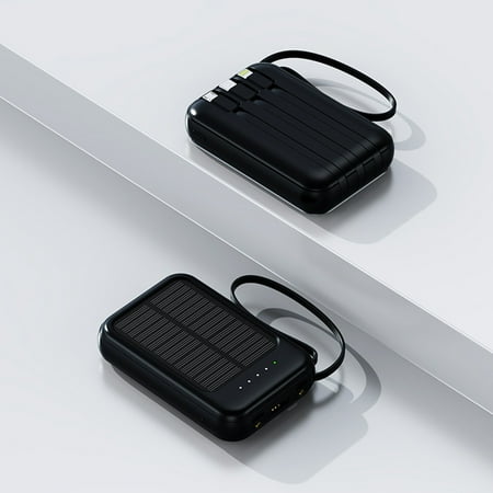 Tepsmf 20000 Milliampere Solar Charging Treasure With Its Own Cable Outdoor Camping Portable High-capacity Mobile Power College Supplies
Tepsmf 20000 Milliampere Solar Charging Treasure With Its Own Cable Outdoor Camping Portable High-capacity Mobile Power College Supplies