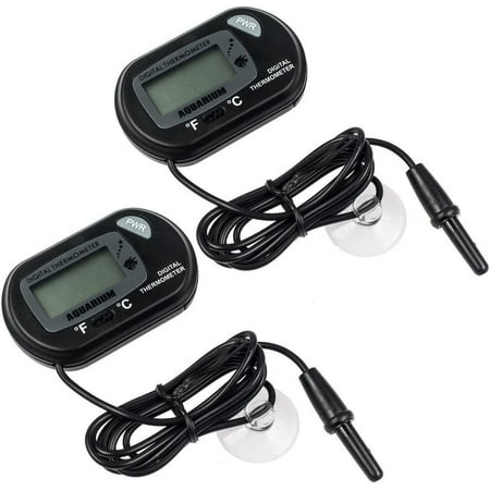 EverGrow® LCD Digital Aquarium Thermometer Fish Tank Thermometer with Sensor Probe 2PKS
EverGrow® LCD Digital Aquarium Thermometer Fish Tank Thermometer with Sensor Probe 2PKS