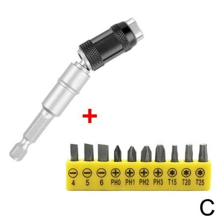 Yiexson Steel Impact Magnetic Pivoting Bit Tip Holder Swivel Screw Drill Bits Tool HoJ7 W3E9
Yiexson Steel Impact Magnetic Pivoting Bit Tip Holder Swivel Screw Drill Bits Tool HoJ7 W3E9