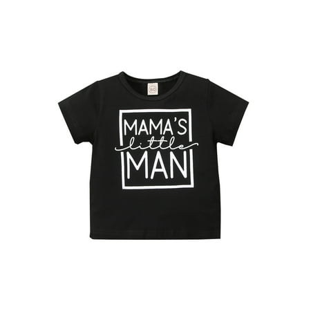 TheFound Toddler Baby Boys Summer T-Shirt Short Sleeve Mama s Little Man Letter Print Cotton One Piece Clothes
TheFound Toddler Baby Boys Summer T-Shirt Short Sleeve Mama s Little Man Letter Print Cotton One Piece Clothes