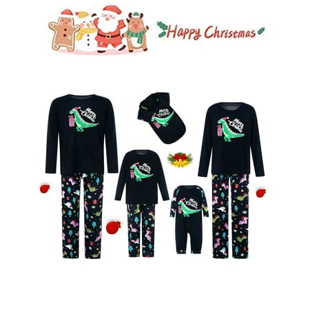 Sunisery Family Christmas Pajamas Matching Sets Dinosaur Reindeer Print Holiday Sleepwear Set for Women Men Kids Pets
Sunisery Family Christmas Pajamas Matching Sets Dinosaur Reindeer Print Holiday Sleepwear Set for Women Men Kids Pets