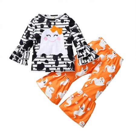 XINSHIDE Toddler Baby Girls Set Cartoon Printed Striped Ruffles Tops+Pants Outfits Baby Clothes
XINSHIDE Toddler Baby Girls Set Cartoon Printed Striped Ruffles Tops+Pants Outfits Baby Clothes