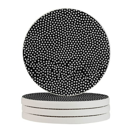 Circular Drink Coasters Set Irregular Mixed Black And White Dots Beautiful Home Decor Diatomite Heat-Resistant Diatomite Protect Table Countertop
Circular Drink Coasters Set Irregular Mixed Black And White Dots Beautiful Home Decor Diatomite Heat-Resistant Diatomite Protect Table Countertop