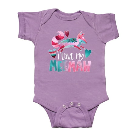 Inktastic I Love My Meemaw Pink and Blue Fox with Hearts Gift Baby Boy or Baby Girl Bodysuit
Inktastic I Love My Meemaw Pink and Blue Fox with Hearts Gift Baby Boy or Baby Girl Bodysuit