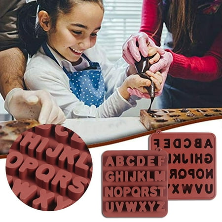 XIAOFFENN Silicone 26 English Letters Handmade Chocolate Mold Silicone Cake Baking Mold
XIAOFFENN Silicone 26 English Letters Handmade Chocolate Mold Silicone Cake Baking Mold