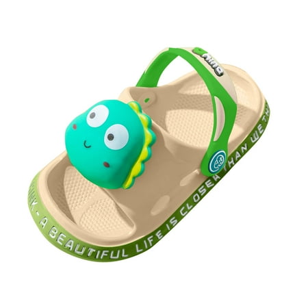 Kids Summer Cartoon Animail Slippers Sandals Shoes