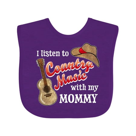 Inktastic I Listen to Country Music with My Mommy Guitar and Hat Gift Baby Boy or Baby Girl Bib
Inktastic I Listen to Country Music with My Mommy Guitar and Hat Gift Baby Boy or Baby Girl Bib