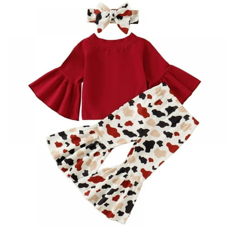 BULLPIANO Newborn Baby Girl Clothes Ruffle Sleeve Shirt Floral Pant Headband Set 3PC Outfits for Girl
BULLPIANO Newborn Baby Girl Clothes Ruffle Sleeve Shirt Floral Pant Headband Set 3PC Outfits for Girl