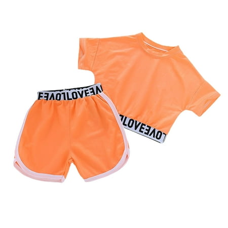 Chaoren Tops Short Sleeve Loose Children Girls Short Sleeve Tops Shorts Set for Sports
Chaoren Tops Short Sleeve Loose Children Girls Short Sleeve Tops Shorts Set for Sports