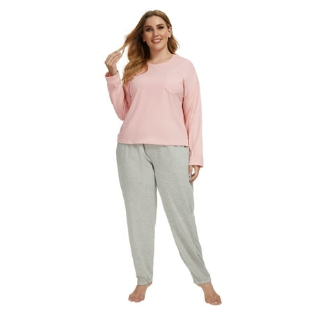 Women Solid Long Sleeve Shirt Pants Pajamas Set Sleepwear Trousers with Pocket Casual Homewear
Women Solid Long Sleeve Shirt Pants Pajamas Set Sleepwear Trousers with Pocket Casual Homewear