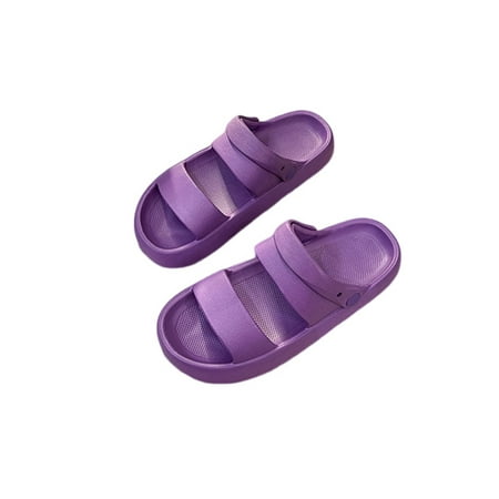 Woobling Women Men Beach Shoes Adjustable Back Strap Flat Sandal Summer Slide Sandals Unisex Slides Comfort Slip On Lightweight Purple 8.5-9
Woobling Women Men Beach Shoes Adjustable Back Strap Flat Sandal Summer Slide Sandals Unisex Slides Comfort Slip On Lightweight Purple 8.5-9