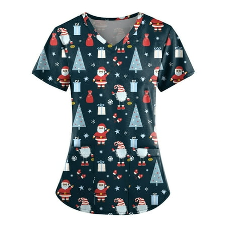 Ovticza Womens Scrubs Christmas Reindeer with Pockets Nursing Short Sleeve Xmas V Neck Soft Plus Size Christmas Print Scrub Jackets for Women Green 4XL
Ovticza Womens Scrubs Christmas Reindeer with Pockets Nursing Short Sleeve Xmas V Neck Soft Plus Size Christmas Print Scrub Jackets for Women Green 4XL