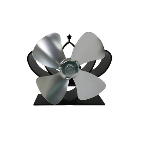Fireplace Fan For Wood Stove 4 Blades Environmentally Friendly and Efficient
