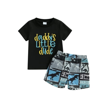 Wassery Baby Boys Summer Outfits 3 6 9 12 18 24 Months Infant Father s Day Clothes Black Short Sleeve T-shirt Tops + Dinosaur Print Shorts 2Pcs Set 3-24M
Wassery Baby Boys Summer Outfits 3 6 9 12 18 24 Months Infant Father s Day Clothes Black Short Sleeve T-shirt Tops + Dinosaur Print Shorts 2Pcs Set 3-24M