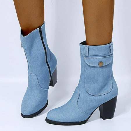 Midewhik Boots Retro Women s Short Chunky Fashion Heels Zipper Shoes Breathable High Women s Boots
Midewhik Boots Retro Women s Short Chunky Fashion Heels Zipper Shoes Breathable High Women s Boots