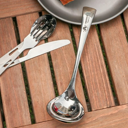 Metal Long Handle Spoon Titanium Utensil Dessert Spoons Tableware Soup Spoon Cutlery Accessories for Camping Cooking Picnic kitchen and home
Metal Long Handle Spoon Titanium Utensil Dessert Spoons Tableware Soup Spoon Cutlery Accessories for Camping Cooking Picnic kitchen and home