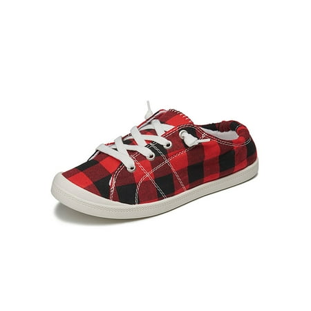 Kesitin Women s Lightweight Plaid Christmas Moccasins Holiday Comfortable Flat Fluffy Flats Red Plaid 6.5
Kesitin Women s Lightweight Plaid Christmas Moccasins Holiday Comfortable Flat Fluffy Flats Red Plaid 6.5