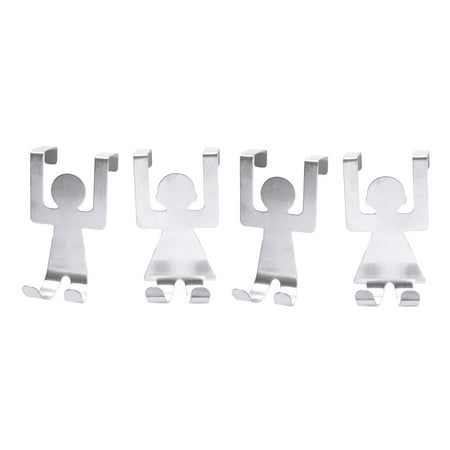 4 Pcs Cartoon Humanoid Door Back Hooks Creative Seamless Nail-free Door Rack Cabinet Storage Hooks (Silver)
4 Pcs Cartoon Humanoid Door Back Hooks Creative Seamless Nail-free Door Rack Cabinet Storage Hooks (Silver)