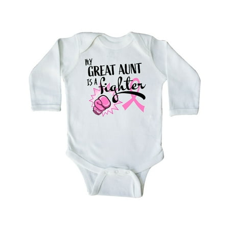 Inktastic My Great Aunt is a Fighter- Breast Cancer Awareness Gift Baby Boy or Baby Girl Long Sleeve Bodysuit
Inktastic My Great Aunt is a Fighter- Breast Cancer Awareness Gift Baby Boy or Baby Girl Long Sleeve Bodysuit