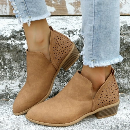 Women‘s Ankle V Cut Short Boots Hollow Out Chunky Heel Pointed Toe Shoes Women‘s Footwear
Women‘s Ankle V Cut Short Boots Hollow Out Chunky Heel Pointed Toe Shoes Women‘s Footwear