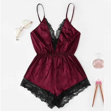Simplmasygenix Women s Lingerie Lace Sexy Clearance Fashion Women Sexy Lingerie Girl V-Neck Lace Splice Bodysuit Sleepwear Bodydoll
Simplmasygenix Women s Lingerie Lace Sexy Clearance Fashion Women Sexy Lingerie Girl V-Neck Lace Splice Bodysuit Sleepwear Bodydoll