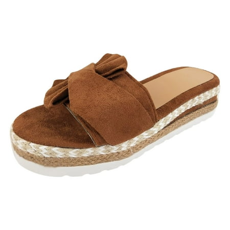 Bnwani Shoes Women Bowknot Beach Summer Slippers Platform Slope Heels Plus Size Shoes
Bnwani Shoes Women Bowknot Beach Summer Slippers Platform Slope Heels Plus Size Shoes