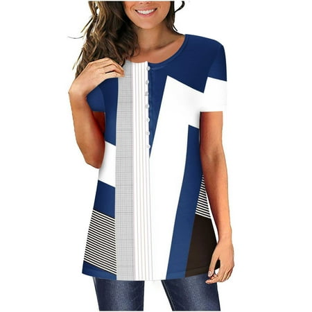 kakina CMSX T Shirts for Women Loose Fit Casual Summer Printing Short Sleeves Round Neck Loose T-Shirt Tops Blouses Fashion 2023 Summer Dark Blue L
kakina CMSX T Shirts for Women Loose Fit Casual Summer Printing Short Sleeves Round Neck Loose T-Shirt Tops Blouses Fashion 2023 Summer Dark Blue L