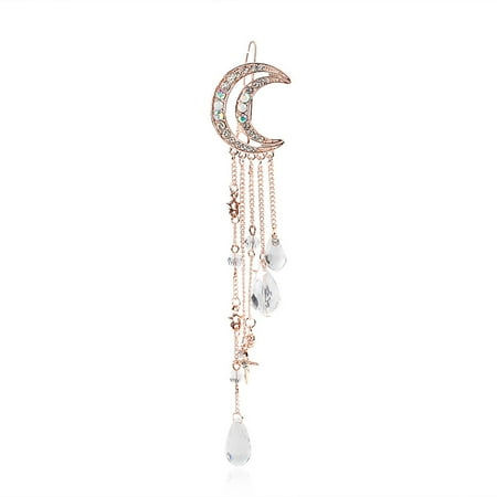 Liveday Moon Hair Clip Romantic Retro Star Pendant Design with Crystal Bead Tassel Female Hair Accessories New
Liveday Moon Hair Clip Romantic Retro Star Pendant Design with Crystal Bead Tassel Female Hair Accessories New