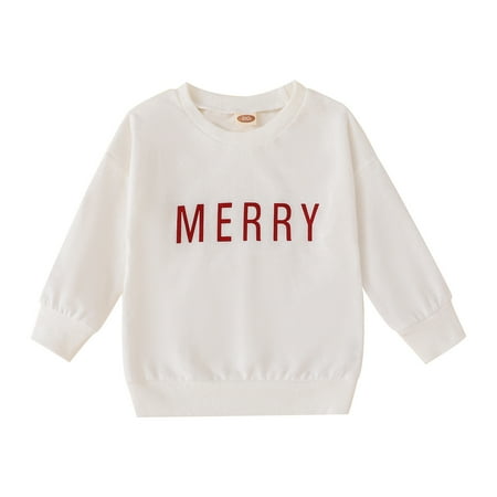 nsendm T Shirts Blouses Children s Kids Toddler Christmas Letters Long Sleeve Sweartershirt Christmas Dance Bra Tops for Girls Shirt White 12-18 Months
nsendm T Shirts Blouses Children s Kids Toddler Christmas Letters Long Sleeve Sweartershirt Christmas Dance Bra Tops for Girls Shirt White 12-18 Months
