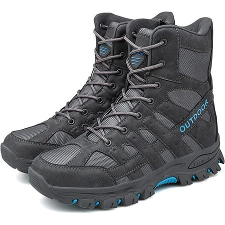 Men s Hiking Boots Ultralight Breathable Army Patrol Security Shoes Military Tactical Combat Boots - Lace Up/Side Zip Black-40(UK7.5)
Men s Hiking Boots Ultralight Breathable Army Patrol Security Shoes Military Tactical Combat Boots - Lace Up/Side Zip Black-40(UK7.5)