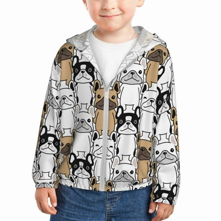 Sun Hoodie for Kids French Bulldog K Long Sleeve Swim Fishing Shirts Sun Protection Zip Up Jacket Clothing Athletic Hoodie
Sun Hoodie for Kids French Bulldog K Long Sleeve Swim Fishing Shirts Sun Protection Zip Up Jacket Clothing Athletic Hoodie