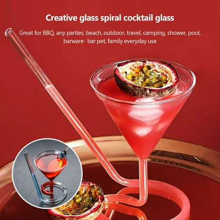 MATHOWAL Creative Vampire Filter Red Wine Glass Long Tail Cocktail Straw Wine Glass Rotating Martini Glass Transparent Red Wine Glass Wine Cup
MATHOWAL Creative Vampire Filter Red Wine Glass Long Tail Cocktail Straw Wine Glass Rotating Martini Glass Transparent Red Wine Glass Wine Cup