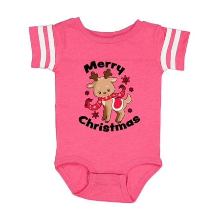 Inktastic Merry Christmas Baby Reindeer with Snowflakes Gift Baby Boy or Baby Girl Bodysuit
Inktastic Merry Christmas Baby Reindeer with Snowflakes Gift Baby Boy or Baby Girl Bodysuit