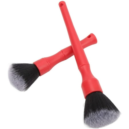 Car Detailing Brush Set Soft 2pcs Anti Shedding Flexible Auto Wheel Brush Multi Purpose High Strength for Automobile(Red)
Car Detailing Brush Set Soft 2pcs Anti Shedding Flexible Auto Wheel Brush Multi Purpose High Strength for Automobile(Red)