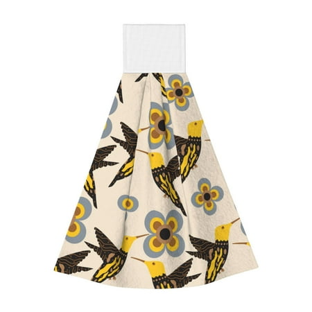 Lukts Yellow Flowers Hummingbird for Coral Fleece Velcro Towel Suitable for Bathroom Kitchen Hanging Absorbent Towel Household Items
Lukts Yellow Flowers Hummingbird for Coral Fleece Velcro Towel Suitable for Bathroom Kitchen Hanging Absorbent Towel Household Items