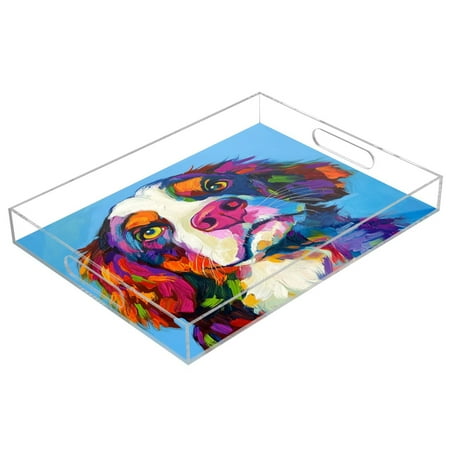 Acrylic Tray 15.7*11.8*1.9 Inch Transparent Tray Food Tray Tea Cup Tray Serving Trays Cosmetics Storage Kitchen Table Bathroom Sundry Storage Oil Painting Cute Dog
Acrylic Tray 15.7*11.8*1.9 Inch Transparent Tray Food Tray Tea Cup Tray Serving Trays Cosmetics Storage Kitchen Table Bathroom Sundry Storage Oil Painting Cute Dog