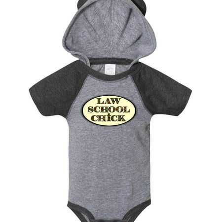 Inktastic Law School Chick Heart Text Gift Baby Girl Bodysuit