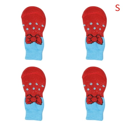 Machinehome 4 Pairs Pet Socks Cotton Non-skid Animals Paw Protector Floor Sock for Indoor Traction Control Red S
Machinehome 4 Pairs Pet Socks Cotton Non-skid Animals Paw Protector Floor Sock for Indoor Traction Control Red S