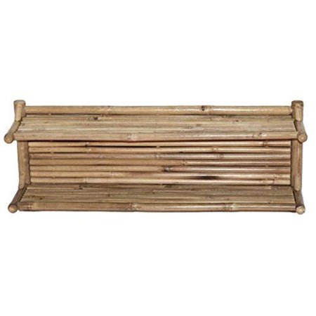 Bamboo 5876 Double Wall Shelf, 32 x 8 x 8 in.