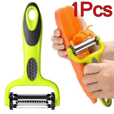 3-in-1 Vegetable and Fruit Peeler Carrot and Potato Peeler Durable Kitchen Slicer and Grater as Your Cooking Aid (1Pcs)
3-in-1 Vegetable and Fruit Peeler Carrot and Potato Peeler Durable Kitchen Slicer and Grater as Your Cooking Aid (1Pcs)